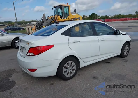 2015 Hyundai Accent Gls z USA, uszkodzony, nr VIN KMHCT4AE2FU841238